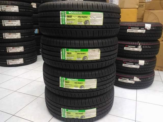 ยางใหม่ Goodride SA37 205/45/17 ปี 2016 ขายถูก ทั้งชุด ( 4 เส้น ) ราคา 7,600.-/ใส่ ถ่วง ฟรี ค่ะ