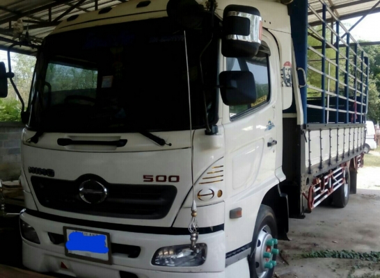 หกล้อ ฮีโน่ ซี่รี500 FC9J145ปี53ช่วงยาว 5.50ม สภาพดีสวยบางเดิมพร้อมใช้งาน ทะเบียนพร้อมโอน