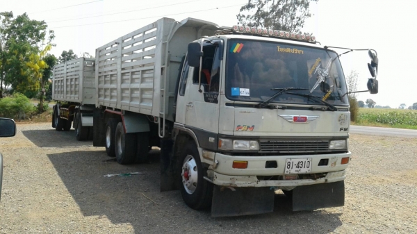 ขายด่วนครับ พ่วงแม่ ลูก HINO FN3H เครื่อง 195 เกียร E TON รถสวยพร้อมใช้งาน ครับ