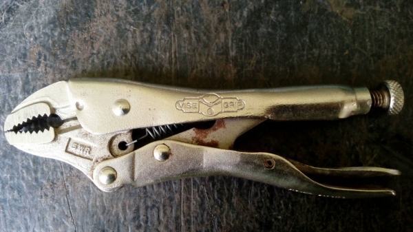 ขายคีมล็อกVISE-GRIP 7WR Made in USA.งานเก่ามือสองสภาพดี ขายคีมล็อกVISE-GRIP 7WR Made in USA.งานเก่ามือสองสภาพดี