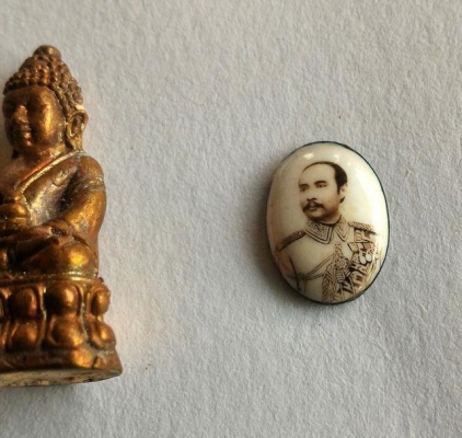 ล็อกเก็ตพระปิยมหาราช ในหลวงรัชการที่ 5 ขนาดผู้หญิงหรือเด็กห้อยคอ สวยมาก