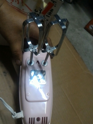 เครื่องปั่นแบบสองหัวสองก้าน ผสมอาหาร ใช้งานสะดวก ของใหม่ถอดทำความสะอาดง่ายสะดวก