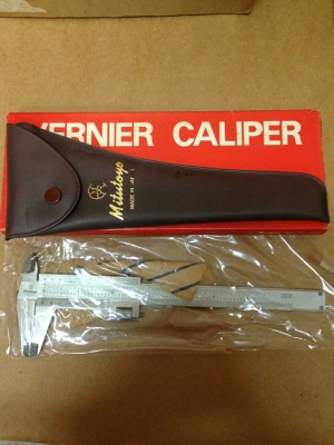 ขายเวอร์เนียรุ่นเก่าน้ำเต้า1/128 ขนาด150mm.MITUTOYO Made in Japan.งานใหม่เก่าเก็บ