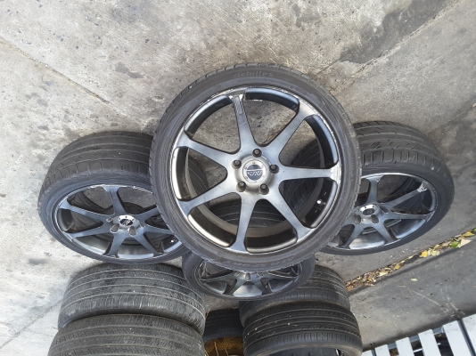 ล้อ model 7 แท้ ขอบ 18 พร้อมยาง 225 40 18 ชุดล่ะ 9500