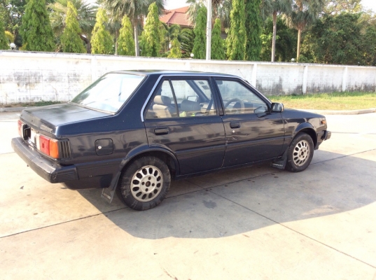 ขายรถ นิสสัน ซันนี่ B11 ปี89 เครื่อง 1.3 เกียร์ธรรมดา ติดแก๊สLPG ภายในเดิมๆเบาะหนัง วิทยุCDแอร์พร้อม ตัวถังเดิมๆไม่มีชนสีมีริ้วรอยซีดบางชิ้น ล้อแม็ก เครื่องแน่นเพิ่งทำมาใหม่ ช่วงล่างแน่น รถขับดีเลยนะครับ ขับกลับได้เลย เล่มชุดโอนพร้อม ขายถูกครับ