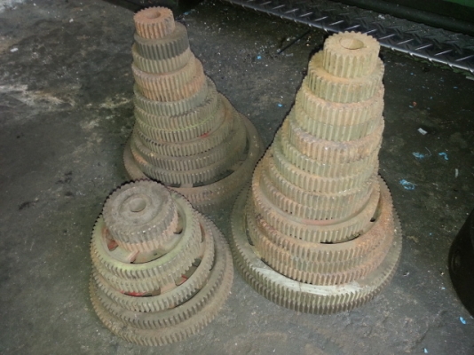 ขายชุดเฟืองเครื่องกลึงทังหมดตามรูป