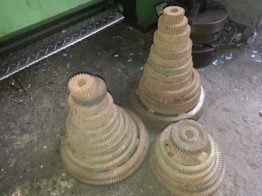 ขายชุดเฟืองเครื่องกลึงทังหมดตามรูป