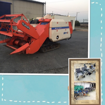 รถเกี่ยวข้าวพร้อมนวดในตัว KUBOTA   DC-1A  เก่านอกสภาพพร้อมใช้