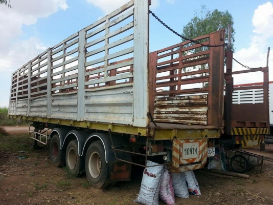 ขายลูกพ่วง3เพลา ยาว12เมตร สภาพสวยพร้อมใช้งาน เอกสารพร้อมโอน สนใจโทร 090-8588220คุณนะ 093-3258446คุณบิว หรือเข้าดูสินค้าอื่นๆได้ที่ www.truck.in.th/498 หรือเพจFacebook ณรงค์ ซื้อขายรถมือสอง (เว็บไซต์ส่วนตัว) หรือFacebook คุณนะ รถบรรทุก