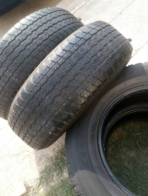 255/65R17 BRIDGESTONE DUELER ไม่มีปะ ชุด 4 เส้น tel.081-427-3941 ไอดีไลน์ 0814273941