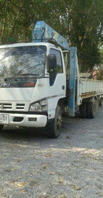 หกล้อ อีซูชุ NQR175ปี51เครน 3.6ตัน 5ปอก 4ชัก ช่วงยาว 5.50ม สภาพดีสวยเดิมๆพร้อมใช้งาน เล่ม ทะเบียนพร้อมโอน