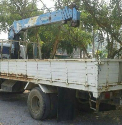 หกล้อ อีซูชุ NQR175ปี51เครน 3.6ตัน 5ปอก 4ชัก ช่วงยาว 5.50ม สภาพดีสวยเดิมๆพร้อมใช้งาน เล่ม ทะเบียนพร้อมโอน