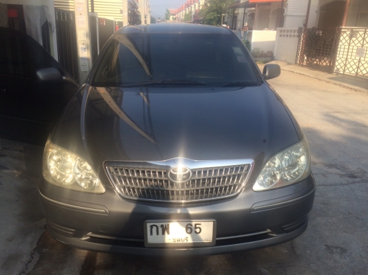 ขาย TOYOTA CAMRY 2.0 ปี 2005 รถบ้าน หน้าหลังเดิม เครื่องดี  ไม่เคยติดเเก๊ส  ช่วงล่างดี  สีเดิมๆไม่เคยทำ   เเอร์เย็น   ยางดี  ภาษีไม่ขาด  ภายในไม่โทรม   พร้อมใช้  เล่มพร้อม    สภาพนี้หายากคับ  0876835269
