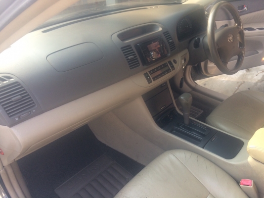 ขาย TOYOTA CAMRY 2.0 ปี 2005 รถบ้าน หน้าหลังเดิม เครื่องดี  ไม่เคยติดเเก๊ส  ช่วงล่างดี  สีเดิมๆไม่เคยทำ   เเอร์เย็น   ยางดี  ภาษีไม่ขาด  ภายในไม่โทรม   พร้อมใช้  เล่มพร้อม    สภาพนี้หายากคับ  0876835269