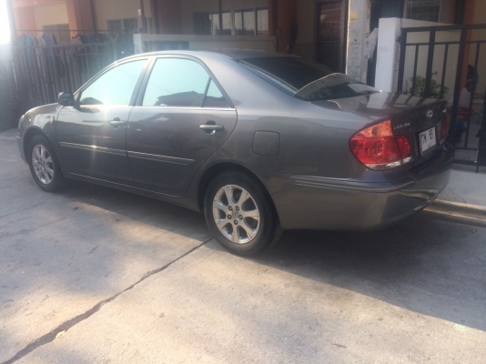ขาย TOYOTA CAMRY 2.0 ปี 2005 รถบ้าน หน้าหลังเดิม เครื่องดี  ไม่เคยติดเเก๊ส  ช่วงล่างดี  สีเดิมๆไม่เคยทำ   เเอร์เย็น   ยางดี  ภาษีไม่ขาด  ภายในไม่โทรม   พร้อมใช้  เล่มพร้อม    สภาพนี้หายากคับ  0876835269
