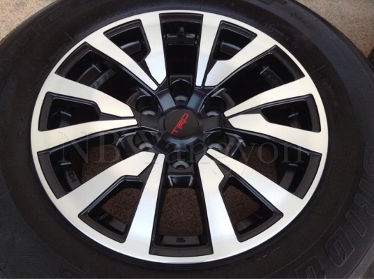 ล้อ Vigo TRD2 พร้อมยาง บริสโตน 265-65-17 ปลายปี14