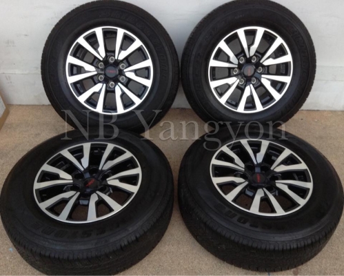 ล้อ Vigo TRD2 พร้อมยาง บริสโตน 265-65-17 ปลายปี14