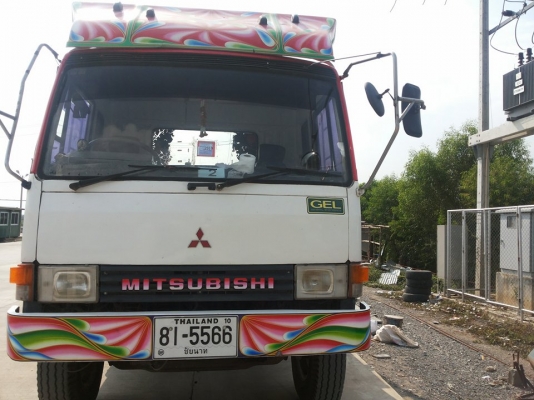 ขายด่วนรถบรรทุกสิบล้อ  MITSUBISHI เครื่อง HINO 6 สูบ 195  แรงงม้า ราคา  450,000