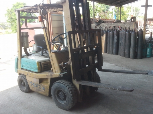 ขายรถฟอร์คลิฟต์TOYOTA 4FGL14 1.5ตันเครื่องเบนซินติดแก็ส เสาสูง3ม.