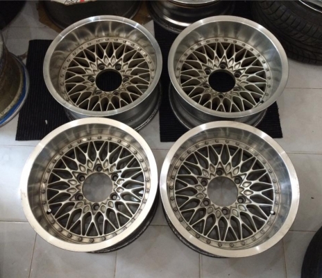 ขายล้อ ENKEI ERWIN 2 ชิ้นแท้ 16x8 ET-27 6 รูกระบะ ลึกๆประมูลญี่ปุ่น