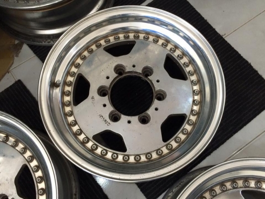 ล้อ LODIODRIVE Chrome 3 ชิ้นแท้ 15x7.5 ET+15 6 รูกระบะ ถูกๆประมูลญี่ปุ่น ล้อ LODIODRIVE Chrome 3 ชิ้นแท้ 15x7.5 ET+15 6 รูกระบะ ถูกๆประมูลญี่ปุ่น