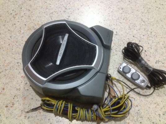 ซับบ็อก PIONEER TS WX22Aเเอมในตัว150wรีโม้ตคอลโทลครบเก่าญี่ปุ่นสภาพสวย