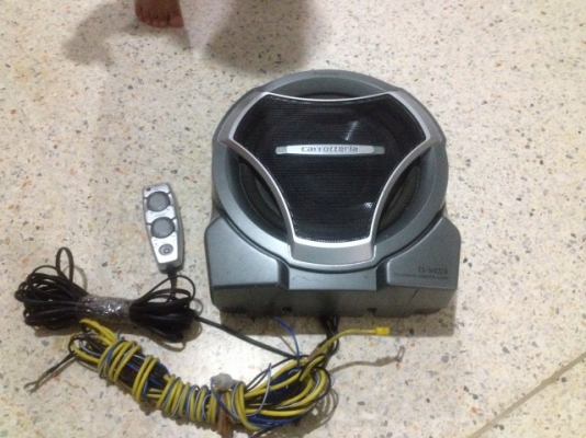 ซับบ็อก PIONEER TS WX22Aเเอมในตัว150wรีโม้ตคอลโทลครบเก่าญี่ปุ่นสภาพสวย