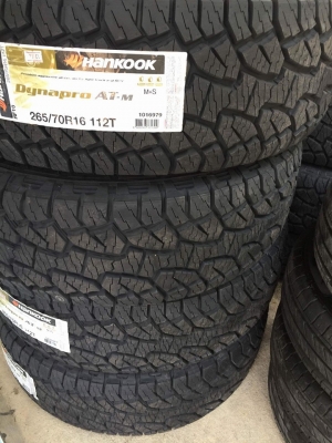 ขายยางใหม่ HANKOOK 265/70/16 ยางปี16 4 เส้น 14,000 บาท