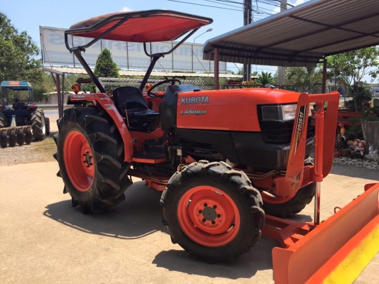 ขายรถไถKubota L4508DI (4WD) พร้อมใบมีดหน้าและผานบุกเบิก รถสวย พร้อมใช้งาน ขายรถไถKubota L4508DI (4WD) พร้อมใบมีดหน้าและผานบุกเบิก รถสวย พร้อมใช้งาน