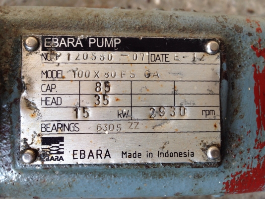 ( เหลือ 1 ตัวครับ )ขายหัวปั้มน้ำหอยโข่ง Ebara ใบพัดทองเหลือง ขนาดเข้า 4นิ้ว ออก 3นิ้ว สภาพสวยเดิมๆ ใช้งานมาน้อย หมุนนิ่ม พร้อมใช้งาน มี 5ตัวครับ ( เหลือ 1 ตัวครับ )ขายหัวปั้มน้ำหอยโข่ง Ebara ใบพัดทองเหลือง ขนาดเข้า 4นิ้ว ออก 3นิ้ว สภาพสวยเดิมๆ ใช้งานมาน้อย หมุนนิ่ม พร้อมใช้งาน มี 5ตัวครับ