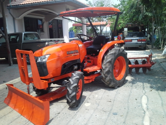 ขาย L3608 ดันหน้าตราช้าง ผานพรวน 6&times;22 ตราช้าง มีเล่มทะเบียน พร้อมโอน