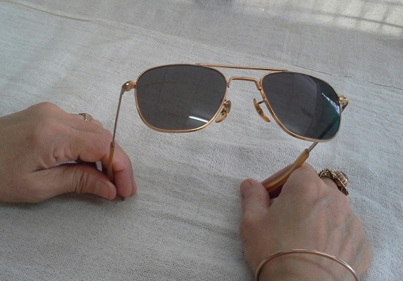 แว่นตาเสืออากาศตัวจริง! COMMAND made in USA 23K