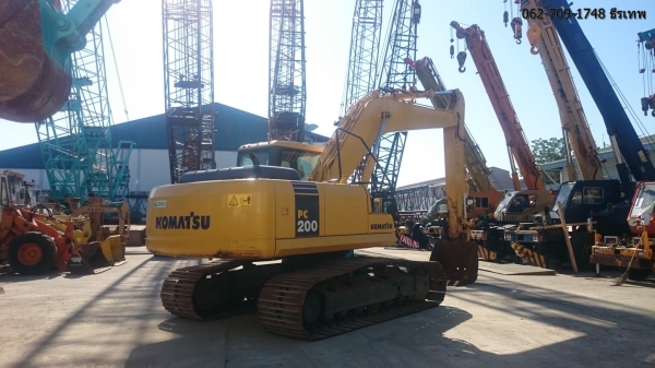 PC200-7#256005 เก่าญี่ปุ่นไม่เคยใช้ในไทย ไม่มีบริ้ว ใช้งาน8 พันกว่าชั่วโมง สภาพสวย สอบถาม 062-709-1748 ธีรเทพ  NDT