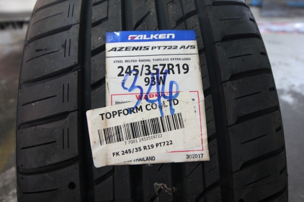 ยาง FALKEN PT722 245/35R19 ปี14 ลดราคาพิเศษ