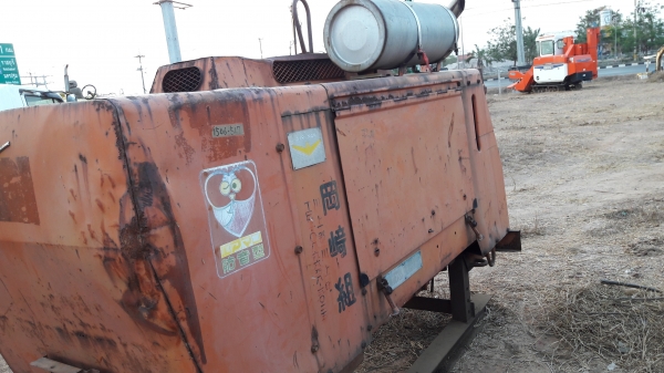 ขาย ปั้มลม AIRMAN: 125PDS เครื่องดีเชล 4 สูบ เก่านอก ญี่ปุ่นแท้