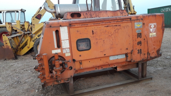 ขาย ปั้มลม AIRMAN: 125PDS เครื่องดีเชล 4 สูบ เก่านอก ญี่ปุ่นแท้