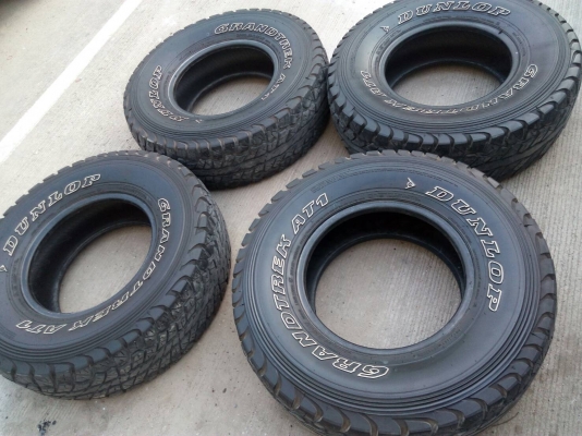 31x10.50R15 DUNLOP GRANDTREK AT1 สวยหนา เนื้อดี ไม่มีคลื่น ชุด 4 เส้น tel.081-427-3941 ไอดีไลน์ 0814273941 31x10.50R15 DUNLOP GRANDTREK AT1 สวยหนา เนื้อดี ไม่มีคลื่น ชุด 4 เส้น tel.081-427-3941 ไอดีไลน์ 0814273941