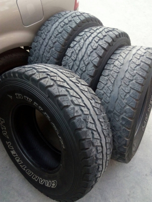 31x10.50R15 DUNLOP GRANDTREK AT1 สวยหนา เนื้อดี ไม่มีคลื่น ชุด 4 เส้น tel.081-427-3941 ไอดีไลน์ 0814273941 31x10.50R15 DUNLOP GRANDTREK AT1 สวยหนา เนื้อดี ไม่มีคลื่น ชุด 4 เส้น tel.081-427-3941 ไอดีไลน์ 0814273941
