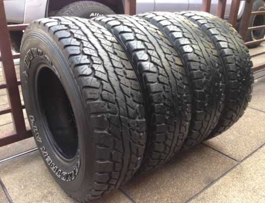 ยาง All Dunlop 30 9.5 R15 ปี14 ดอกเต็ม พร้อมใช้งาน ราคาไม่แพง