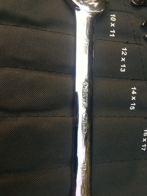 ประแจปากตาย ยี่ห้อ SATA  อย่างดีพร้อมซองเก็บ 6 - 21 ตามภาพ