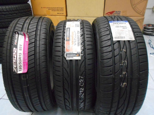 จัดโปร !!! ล้อใหม่ Auto Option ขอบ 15 พร้อมยางใหม่ Hankook,Falken 15,500.- แถมครบ /เทิร์นได้ ใส่ฟรี