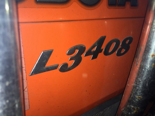 ขายรถไถ2เพลา KUBOTA L3408DT ทำงาน 760ชั่วโมง สภาพสวยมาก สนใจโทร 081-970-1072