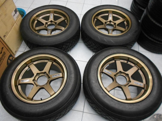 ล้อใหม่ TE37 ก้านตรงขอบ 18*9.5/10.5 พร้อมยางใหม่ Wolverine 265/60/18 ผลิตปี 2016 /เทิร์นได้ ใส่ฟรีค่ะ