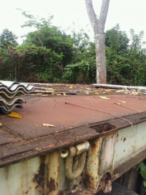 ขายหางพื้นเรียบยาว10.5ม. ของสามมิตร 2คานยาง8เส้น ใช้ได้ปรกติ