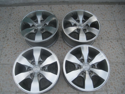 ขายล้อแม็ก Toyota vigo 16"x7" 6รู139 et+30 (081-3747940)