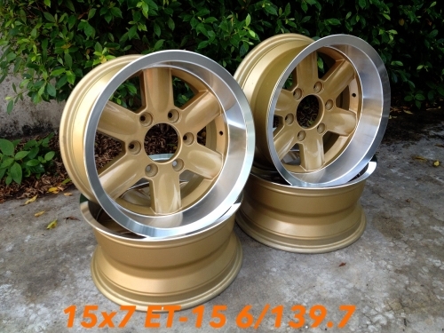 ล้อ SNIPER ขอบ 15x7 ใส่ 6 รู ก้านสีทอง ขอบเงา ออฟลึก *7900 บาทครับ ล้อ SNIPER ขอบ 15x7 ใส่ 6 รู ก้านสีทอง ขอบเงา ออฟลึก *7900 บาทครับ