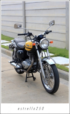ขาย kawasaki estrella 250 รถอินวอย 44000.