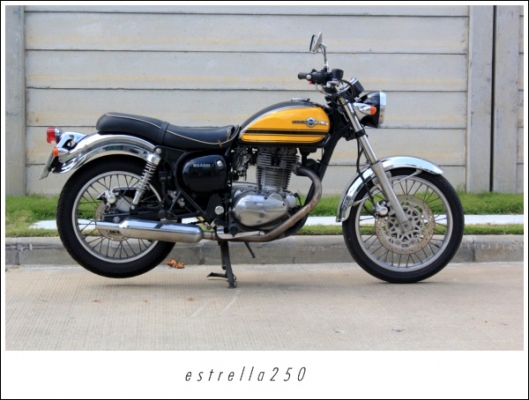 ขาย kawasaki estrella 250 รถอินวอย 44000.
