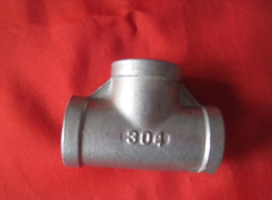 Stainless Steel Threaded Equal Tee
