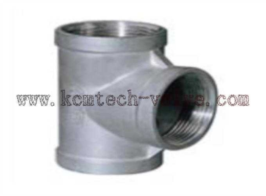 Stainless Steel Threaded Equal Tee